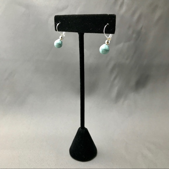A3-3 Lauren Ralph Lauren/Drop/Turquoise/Earrings - Picture 2 of 4